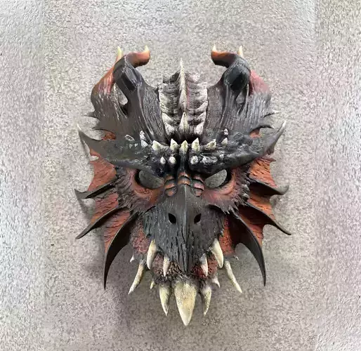 Dragon Mask 3D print model