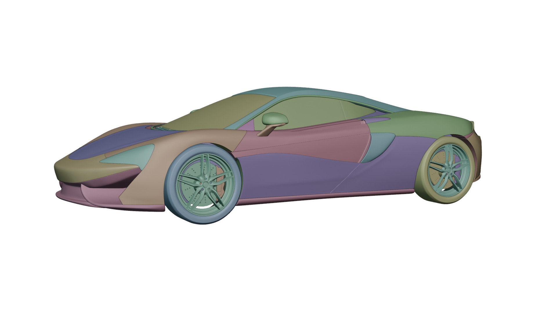 Ultimate sport 3D Car Hyper Realistic  3D Model Collection_50