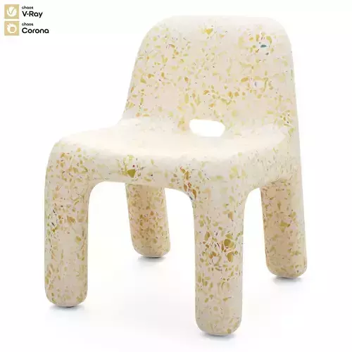Chair Ecobirdy Charlie Vanilla 3D model