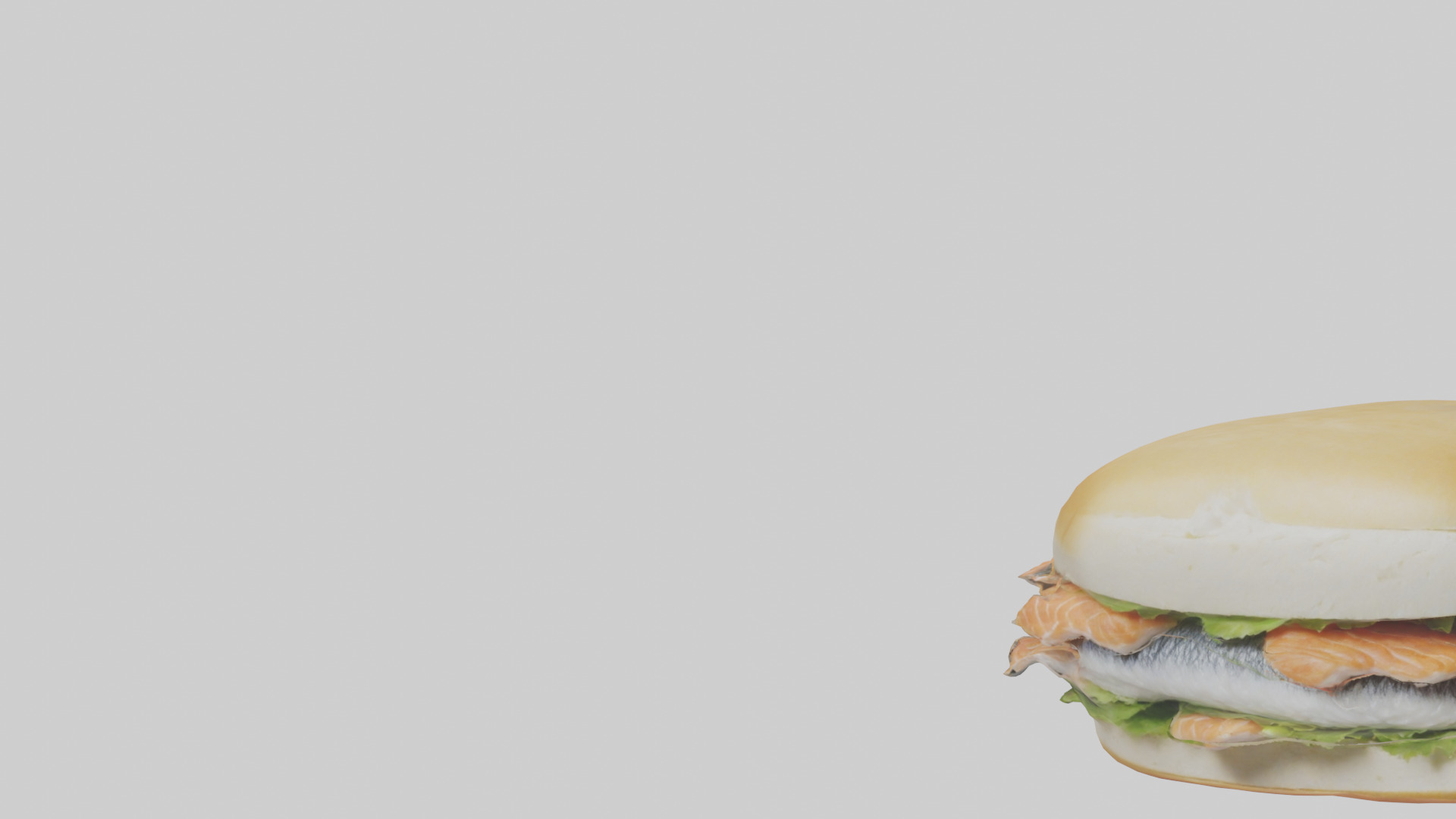 Fish fillet sandwich model Low-poly 3D model_21