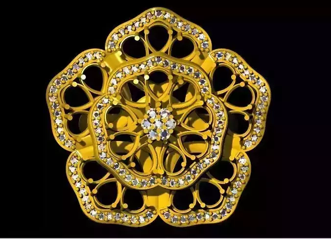 flower ring 3dm file