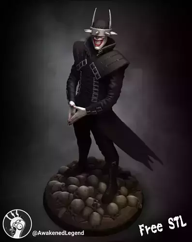 The Batman Who Laugh 3d Print Model free model Free 3D print model The Batman Who Laugh 3d Print Model free model Free 3D print model
