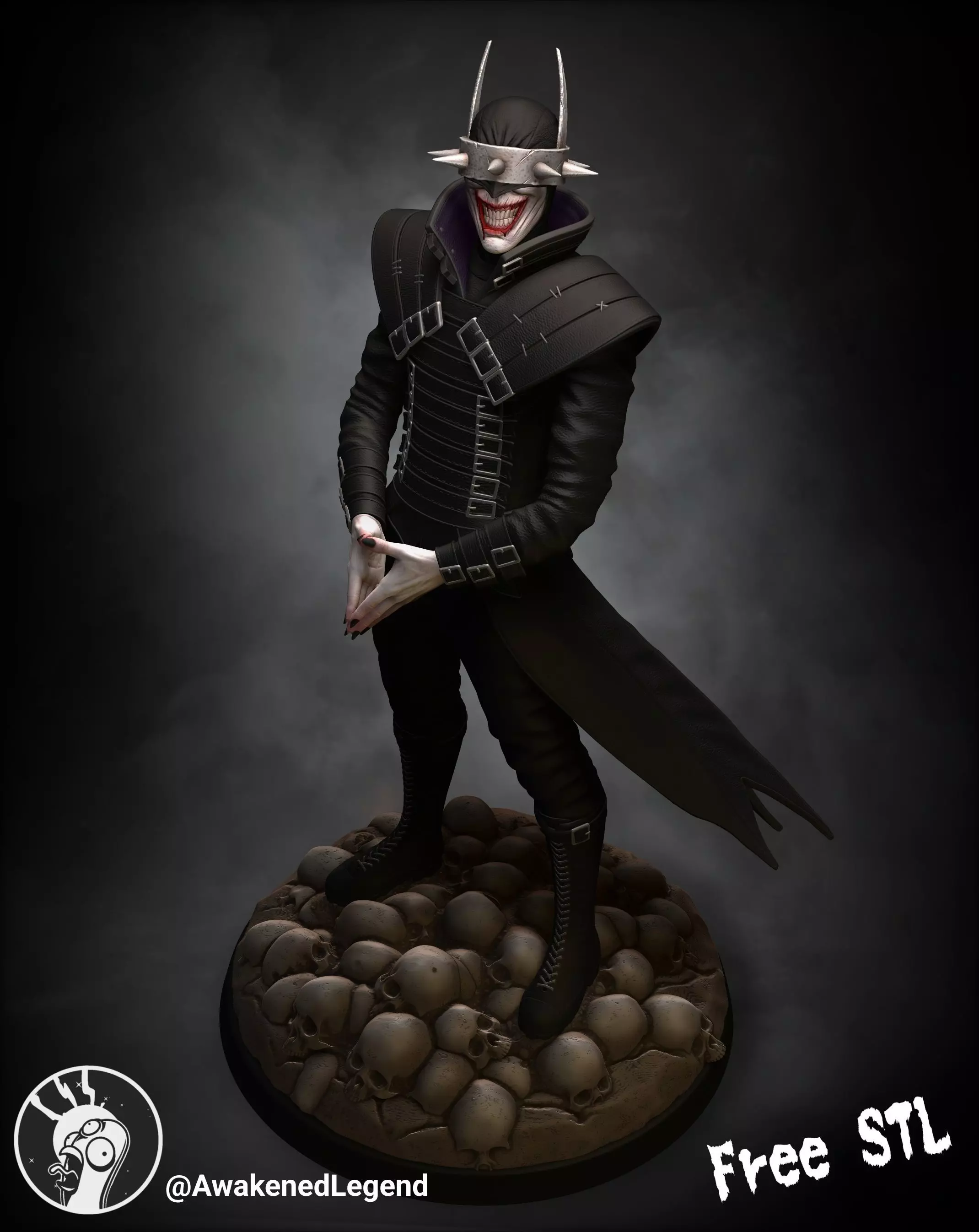The Batman Who Laugh 3d Print Model free model Free 3D print model_0