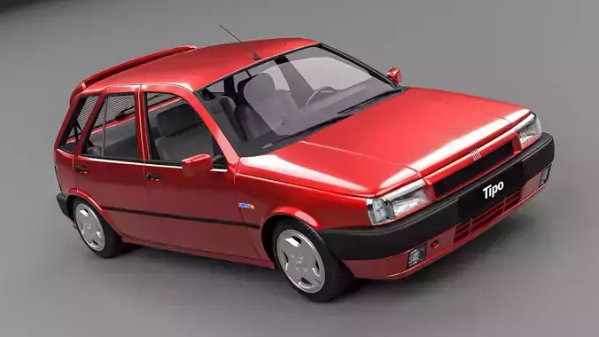 1989 - 2001 Fiat Tipo Detailed High poly