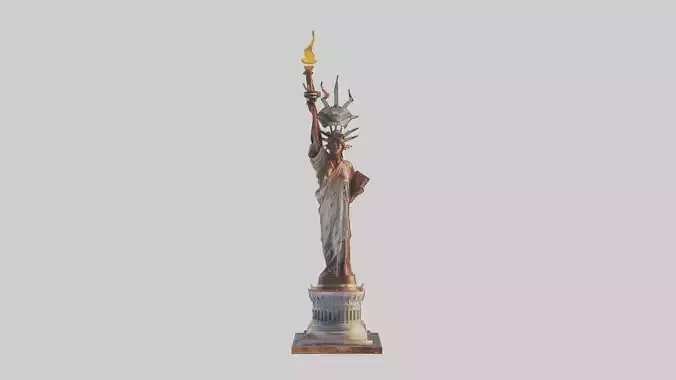 Flame of Liberty statue model