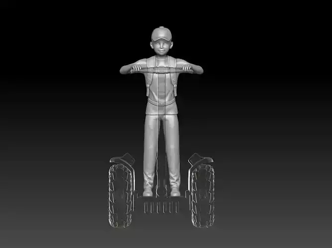 Tourists on Segway boy kid 2