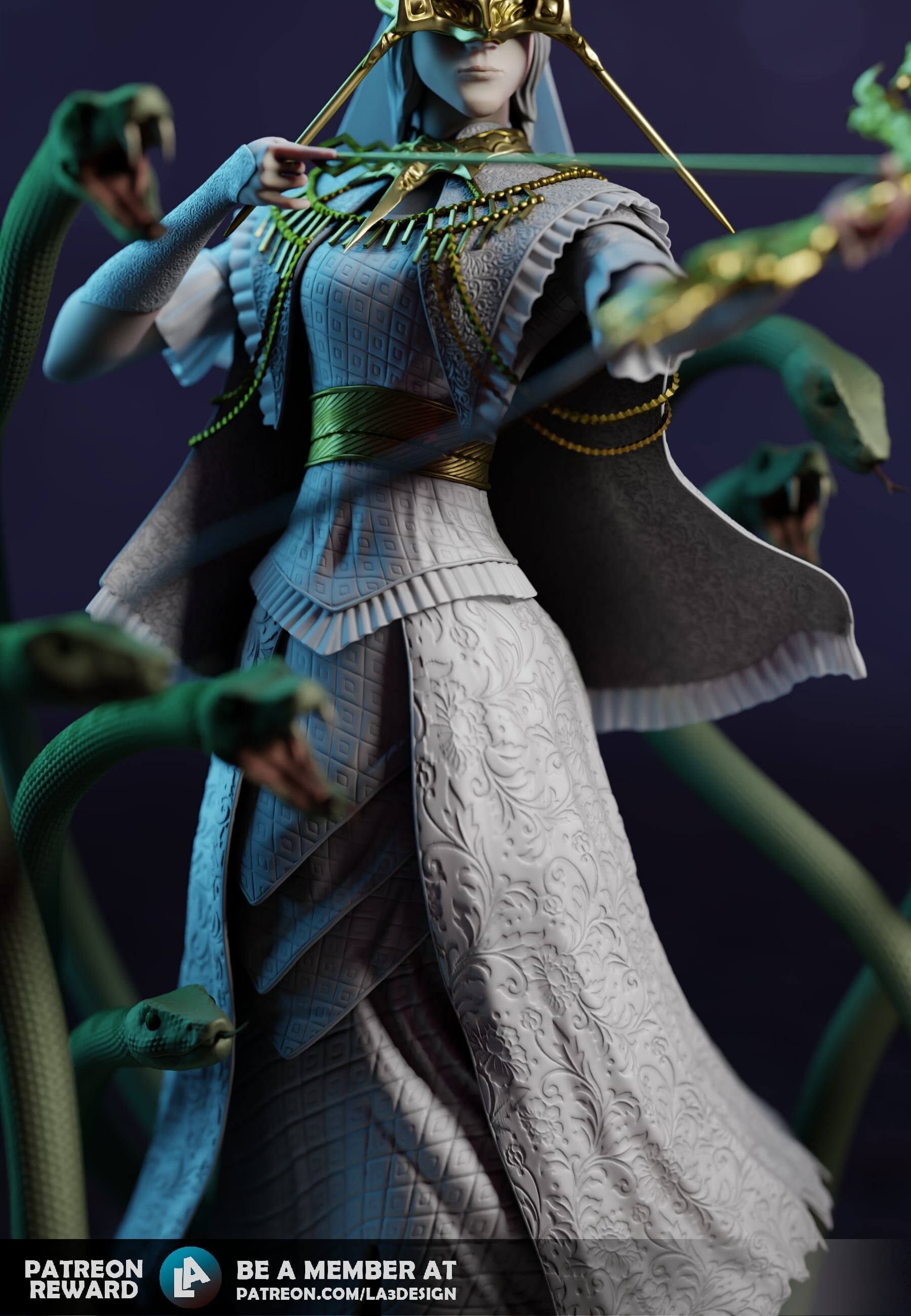 Dark Sun Gwyndolin 3D Printable Model Dark Souls Fan Art 3D print model_4