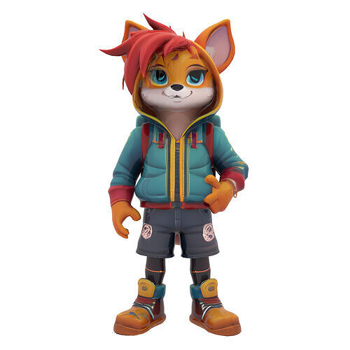 FOX 3D PRINTING MODEL 3D model