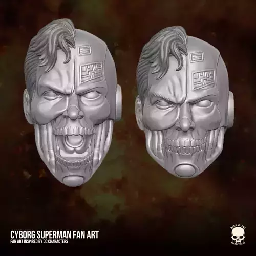 Cyborg Superman DC Fan Art 3D printable files