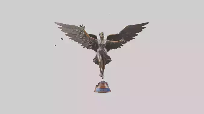 Flight to Freedom statue model