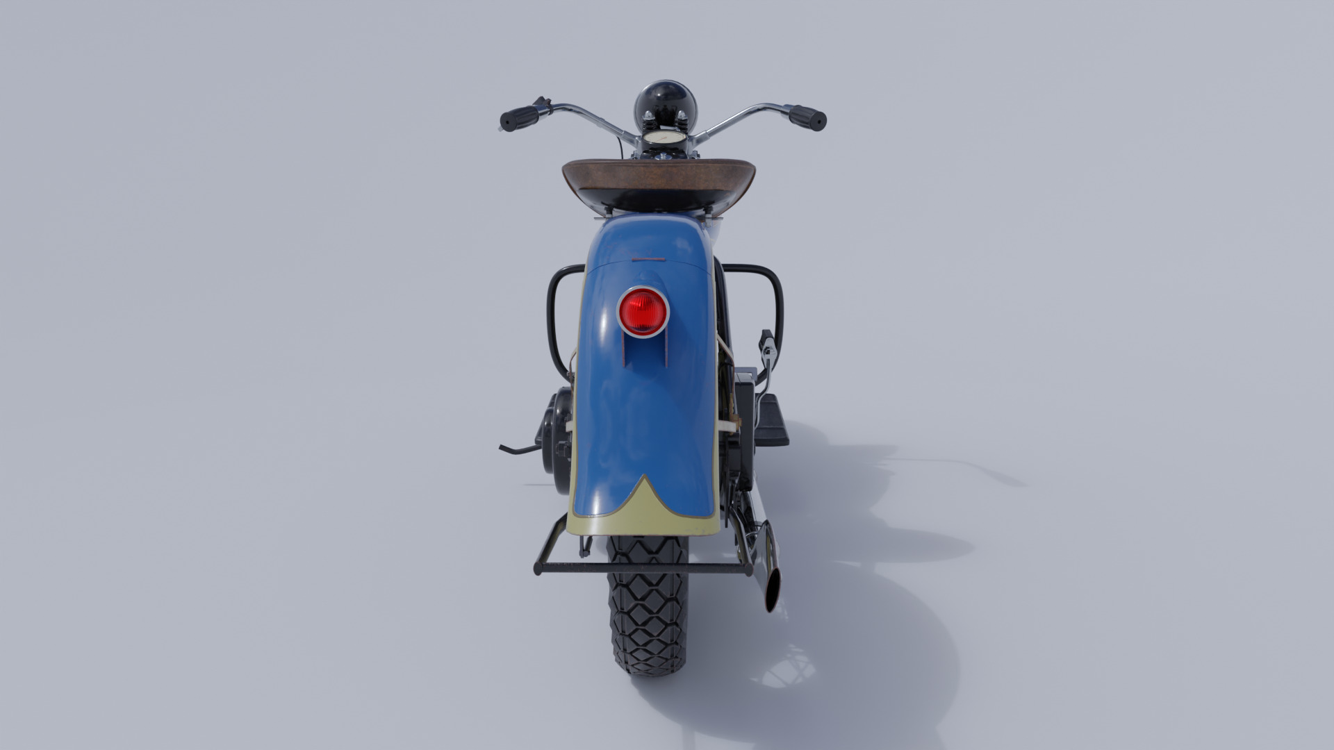 Harley Davidson Motorcycle Low-poly 3D model Low-poly 3D model_6
