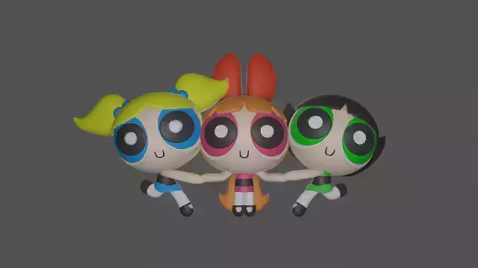 Power Puff Girls - best friends