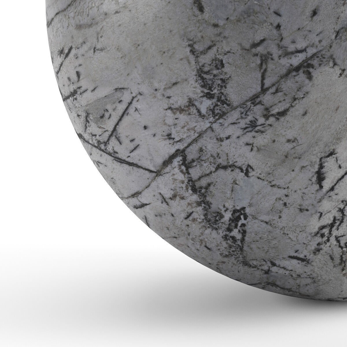 Seamless gray granite material - 8k Texture_4