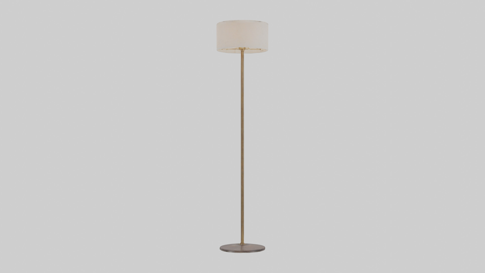 Floor lamp base model Low-poly 3D model_10