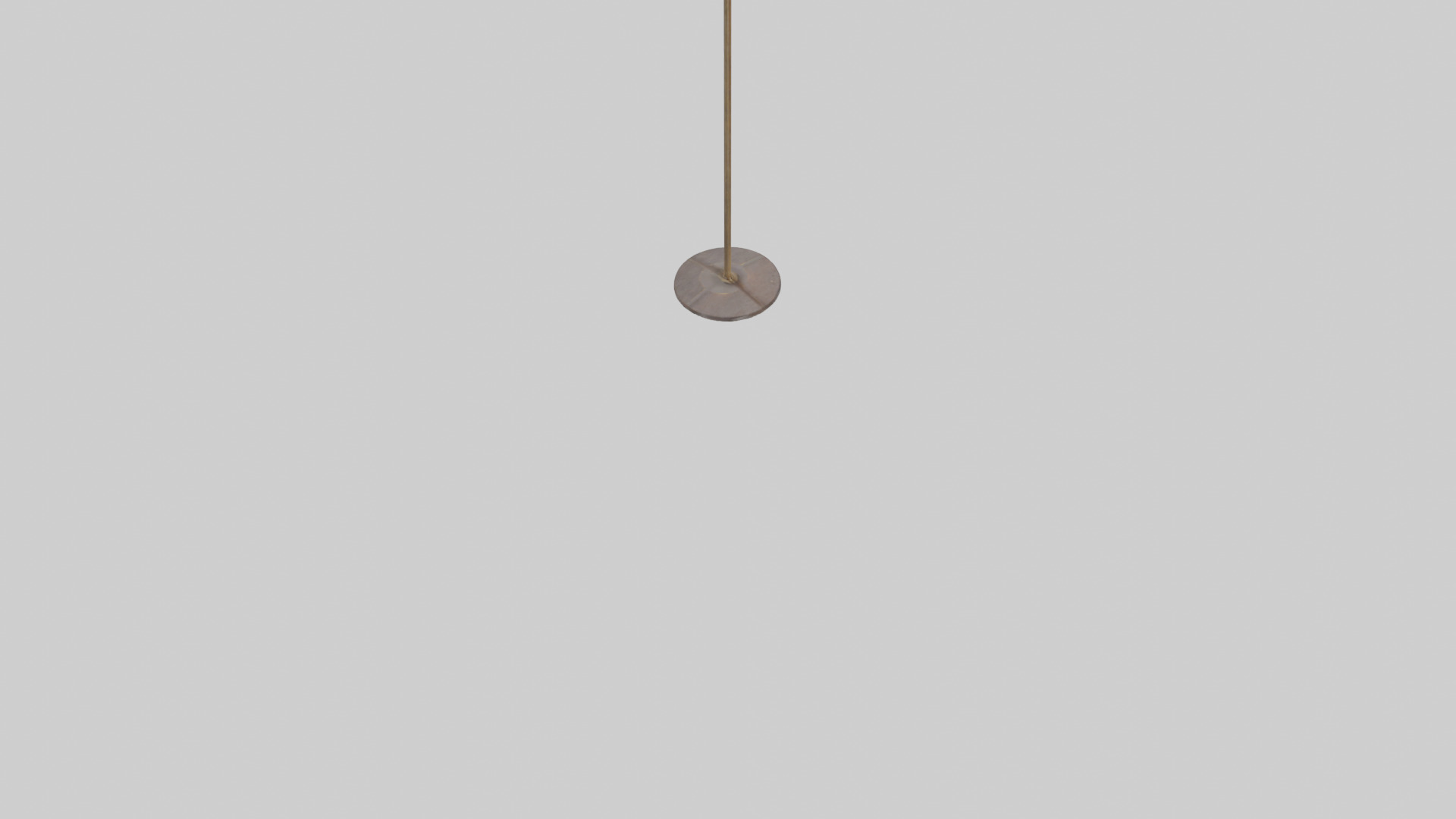 Floor lamp base model Low-poly 3D model_6
