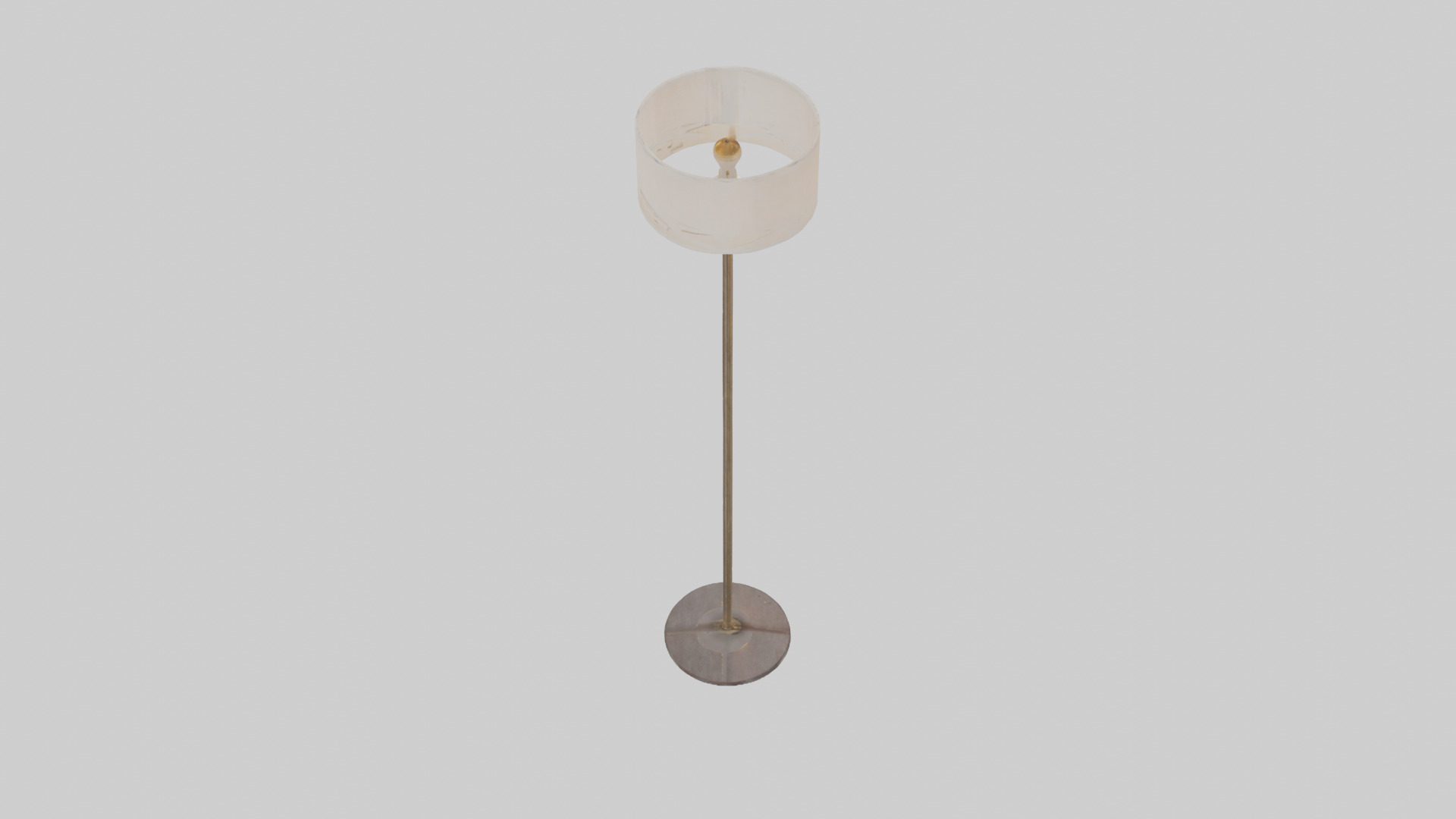 Floor lamp base model Low-poly 3D model_19