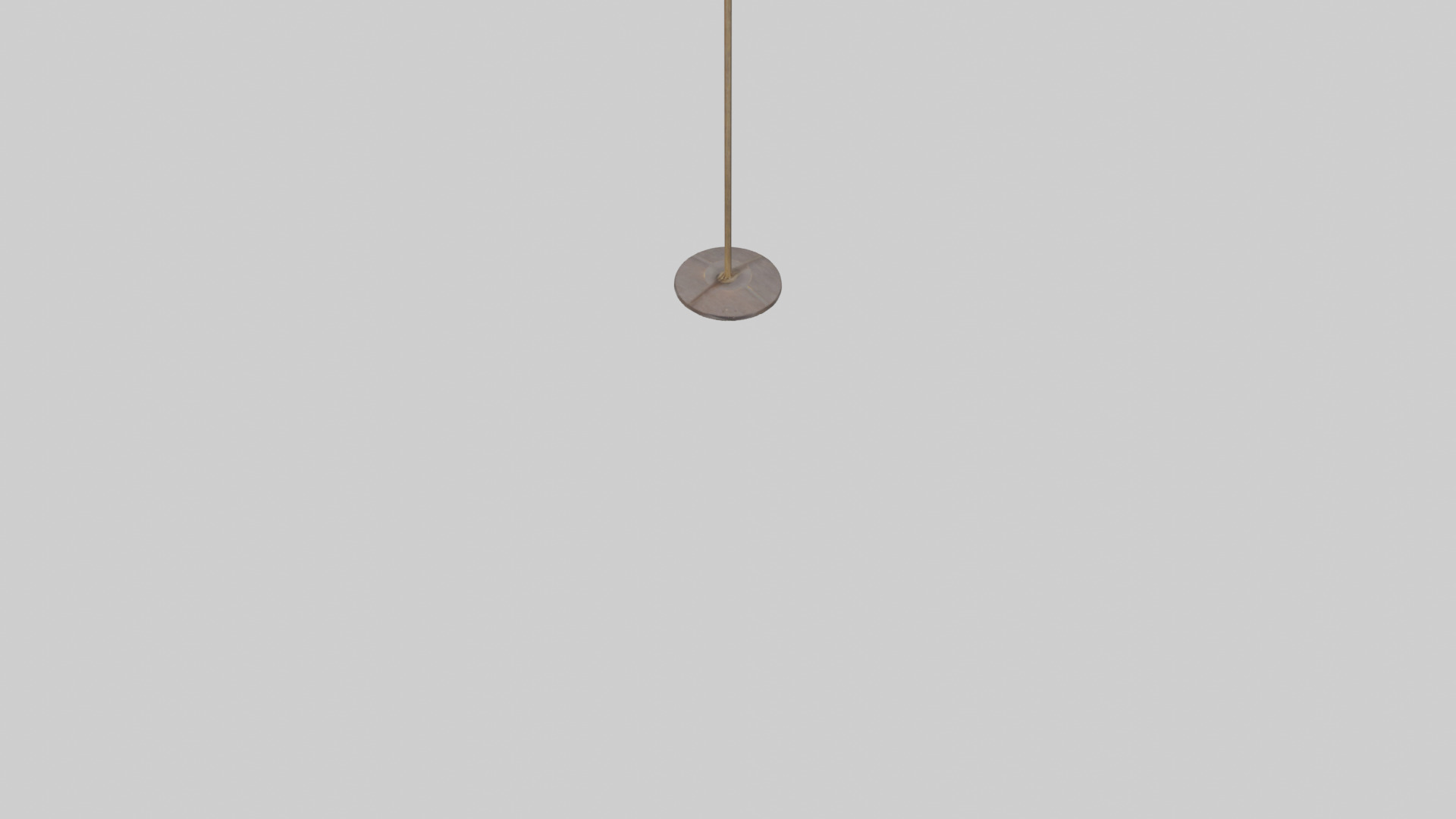 Floor lamp base model Low-poly 3D model_5