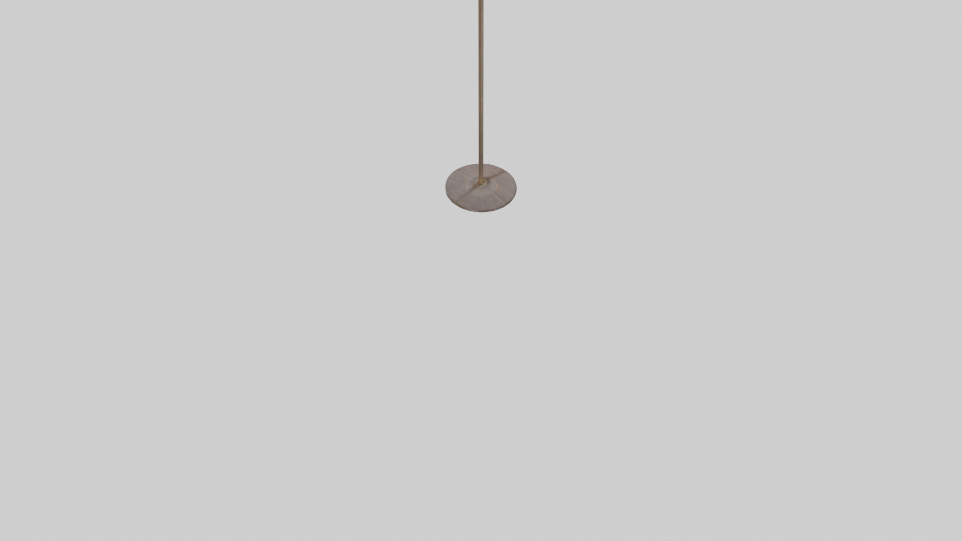 Floor lamp base model Low-poly 3D model_4