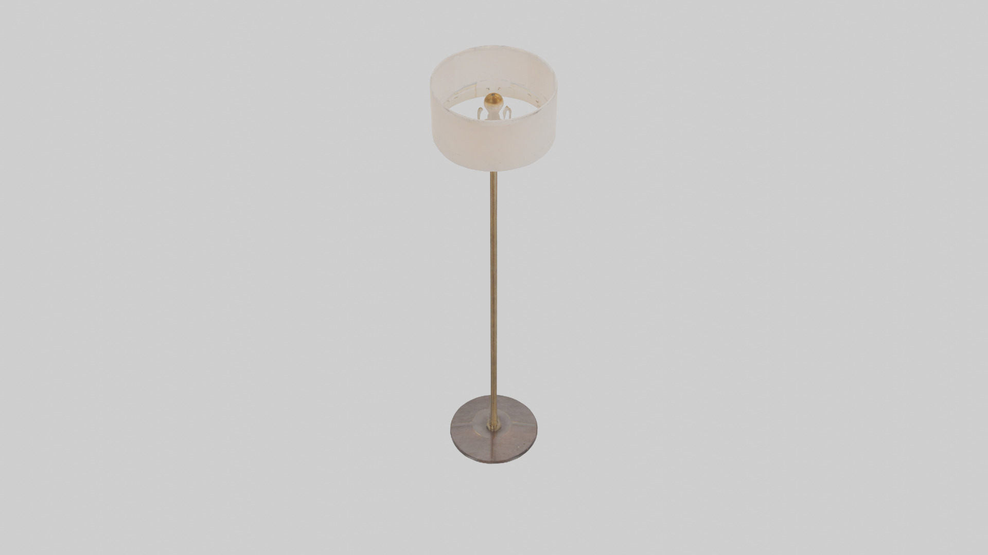 Floor lamp base model Low-poly 3D model_17
