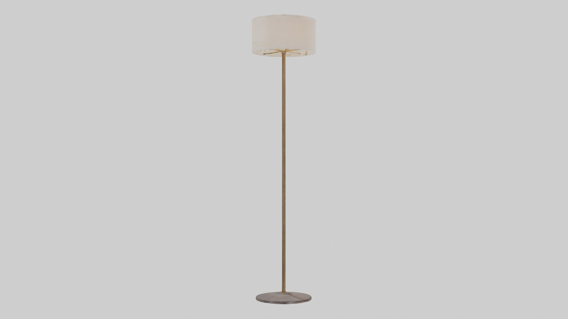 Floor lamp base model Low-poly 3D model_7
