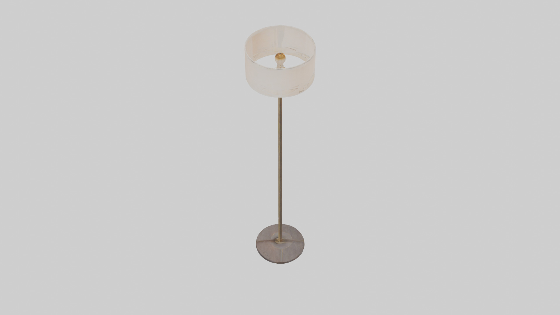 Floor lamp base model Low-poly 3D model_18