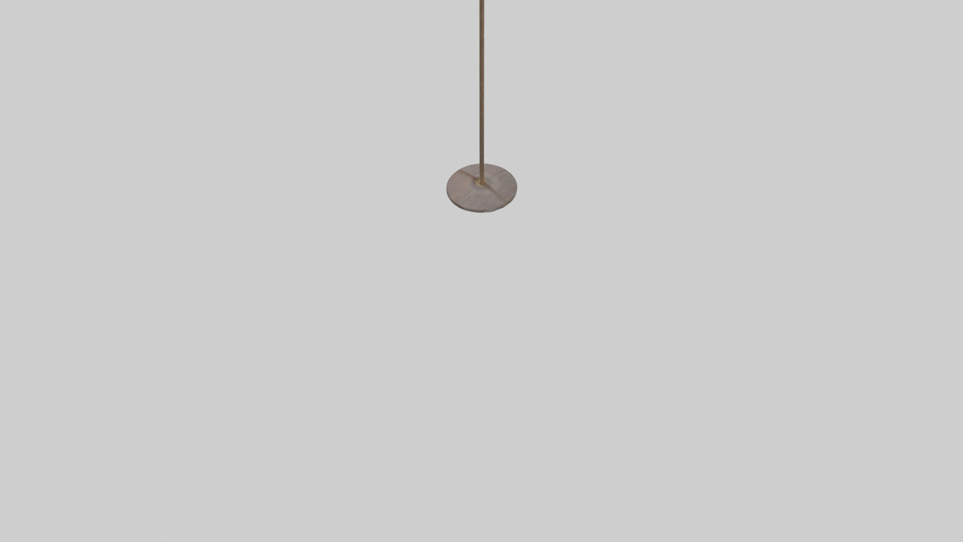 Floor lamp base model Low-poly 3D model_3