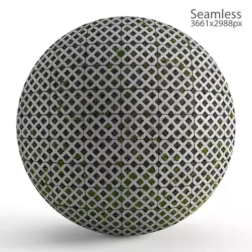Seamless lawn parking material Texture