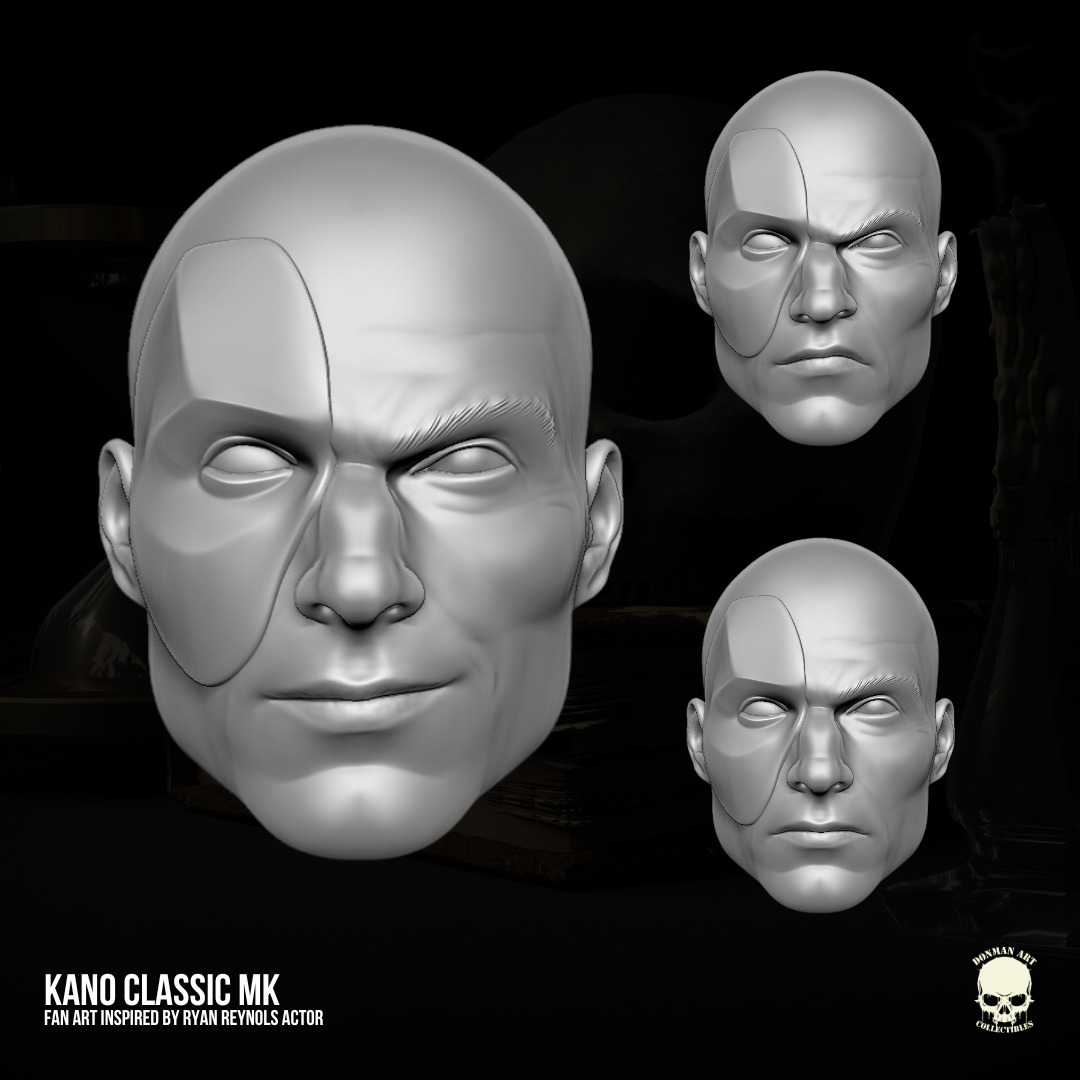 Kano Mortal Kombat Fan Art 3D printable files 3D print model_15