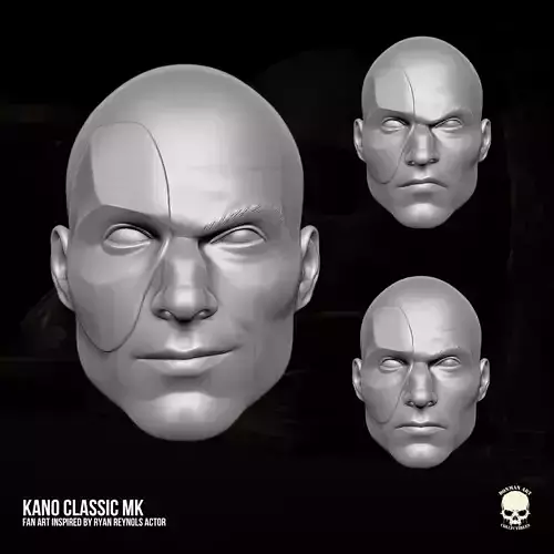 Kano Mortal Kombat Fan Art 3D printable files