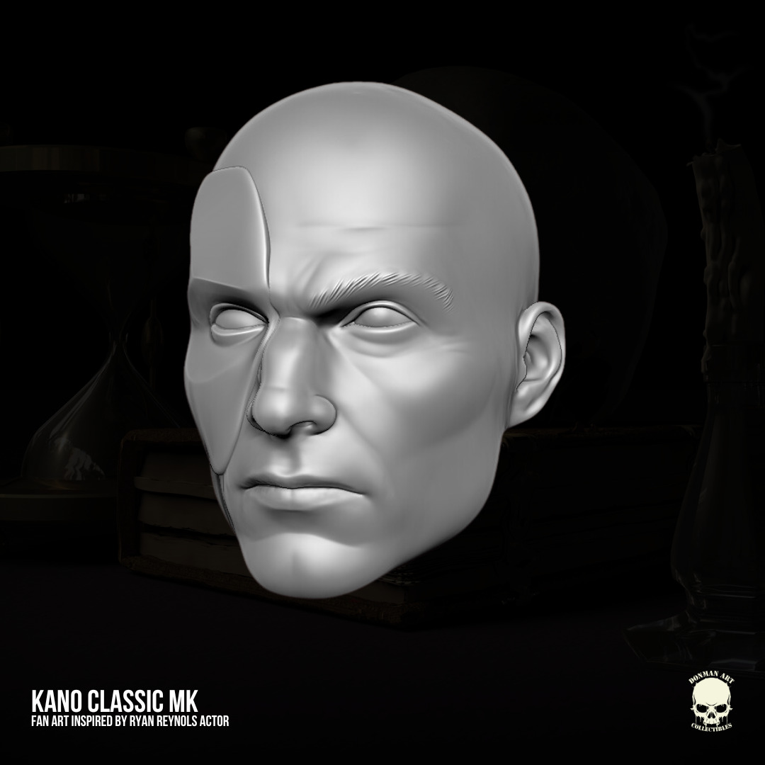 Kano Mortal Kombat Fan Art 3D printable files 3D print model_10