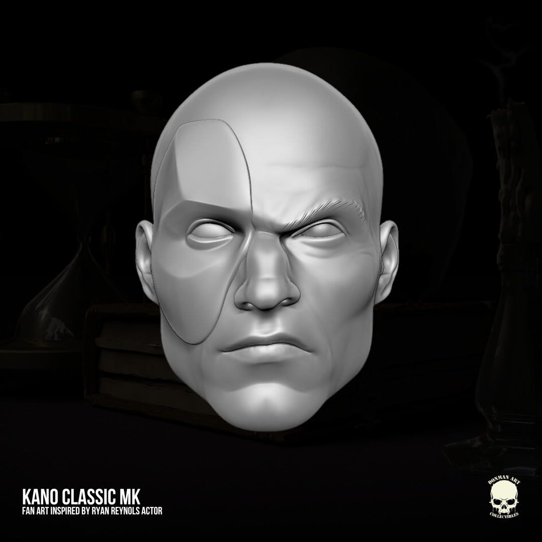 Kano Mortal Kombat Fan Art 3D printable files 3D print model_1