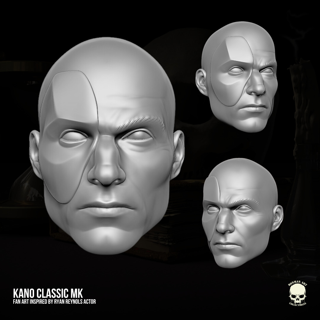 Kano Mortal Kombat Fan Art 3D printable files 3D print model_18