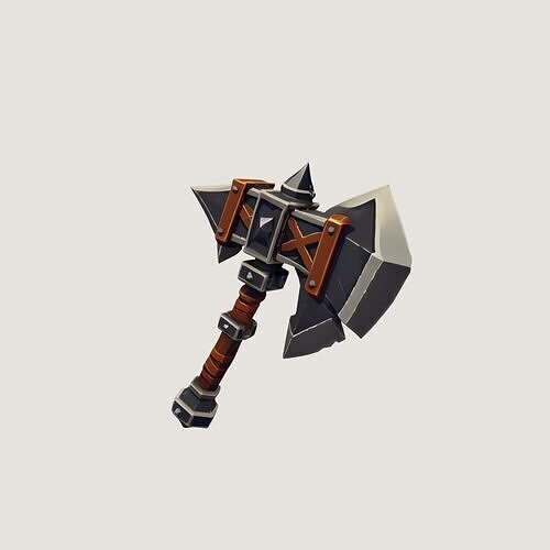 BATTLE AXE PBR MODEL  3D model