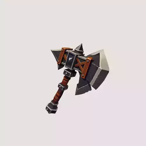 BATTLE AXE PBR MODEL 