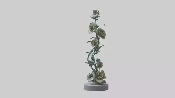 Flora Spiral statue model