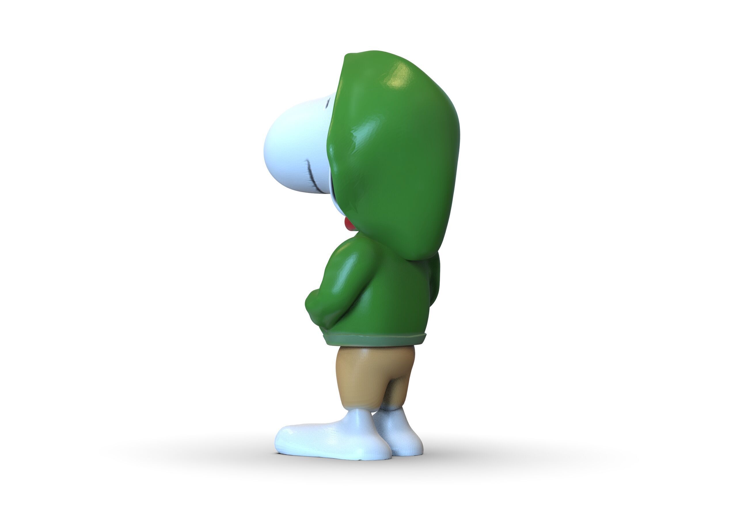 Chill Snoopy 3D print model_4