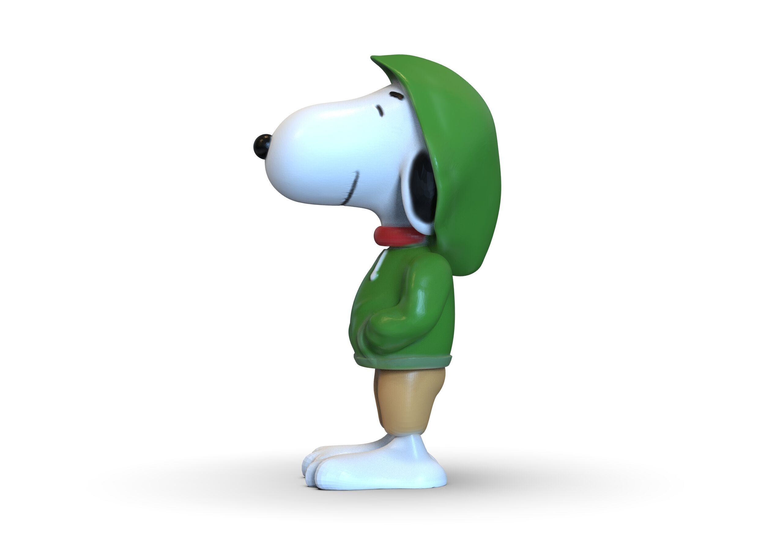 Chill Snoopy 3D print model_3