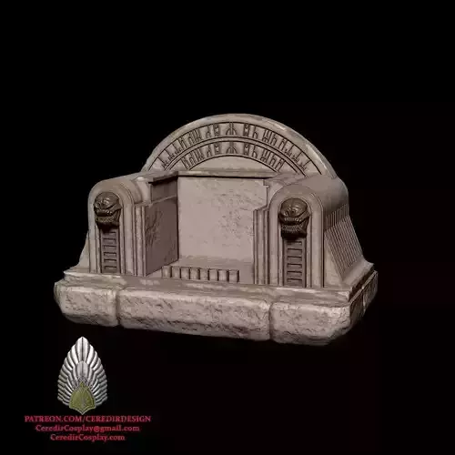 Boba Fett Throne Phone charger and holder 3D DIGITAL DL