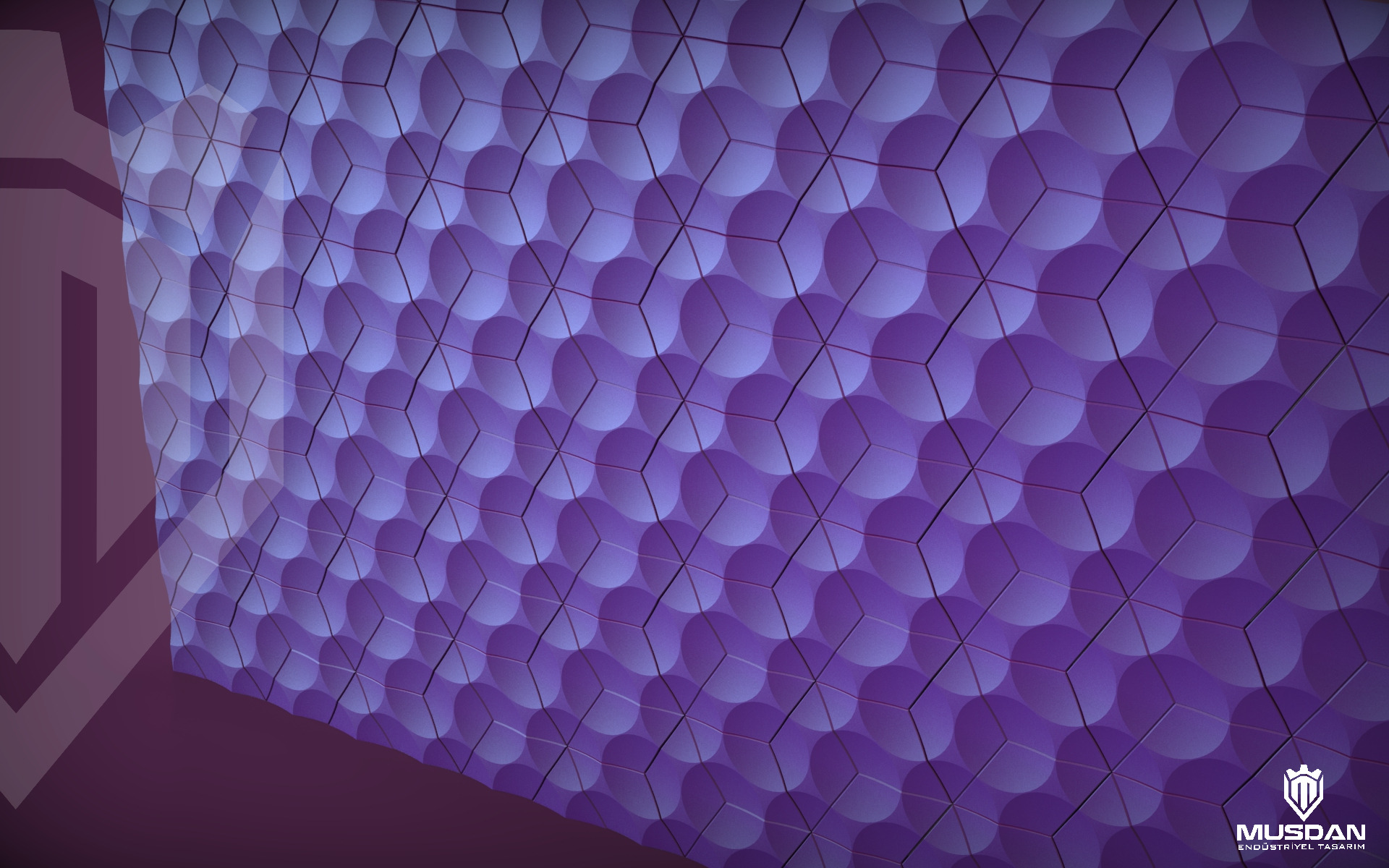 3D Geometric Wall Panel3 Decorative Interior Cladding 3D model3 3D print model_3