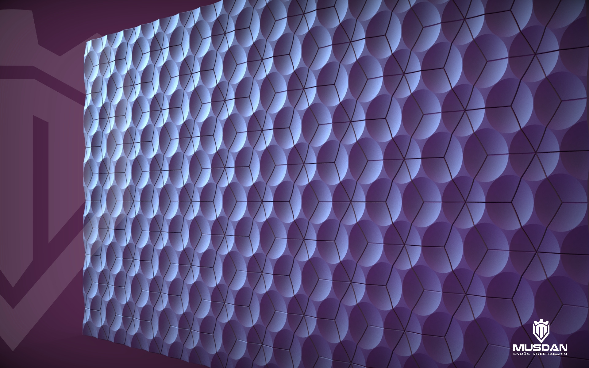 3D Geometric Wall Panel3 Decorative Interior Cladding 3D model3 3D print model_4