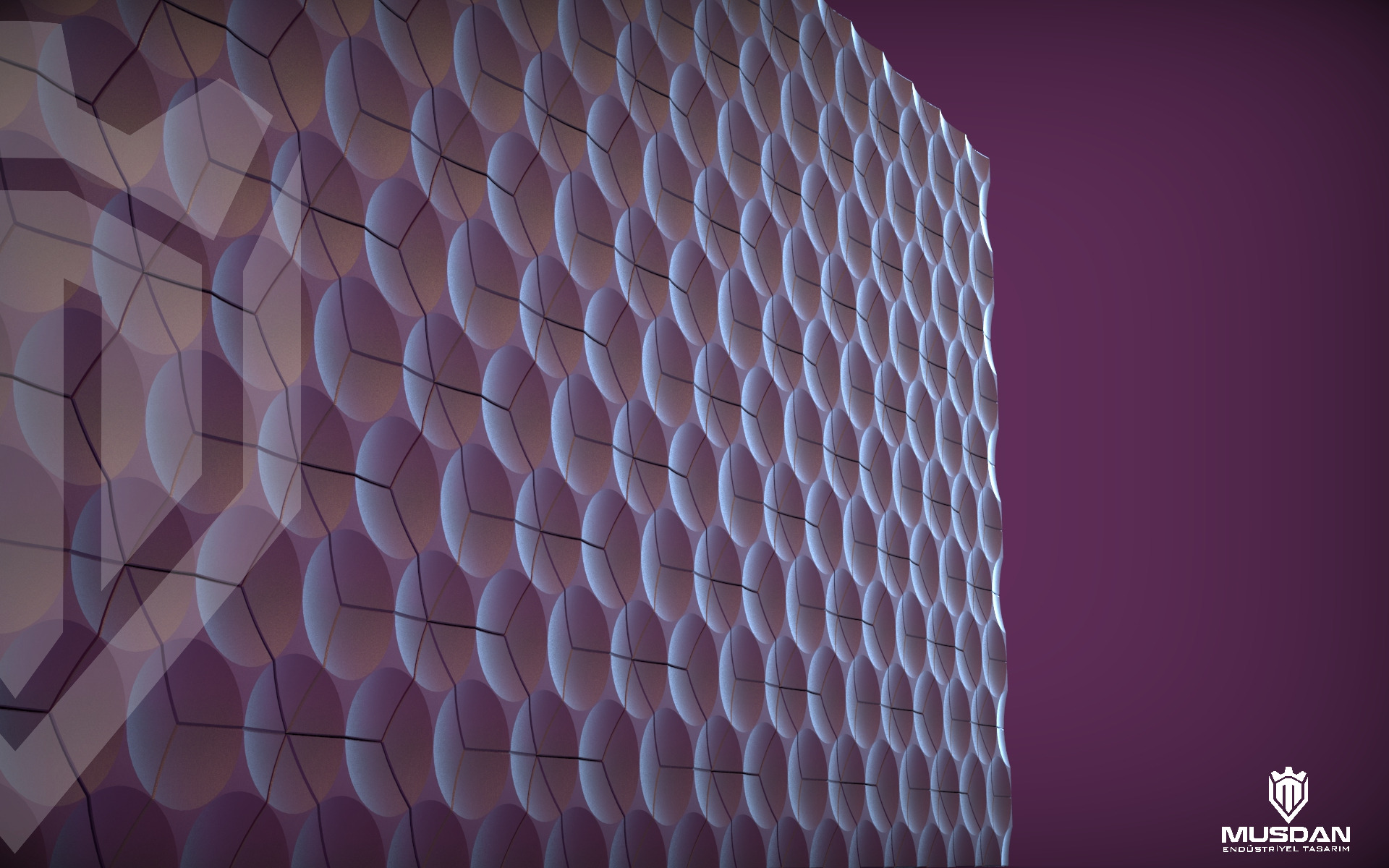 3D Geometric Wall Panel3 Decorative Interior Cladding 3D model3 3D print model_2