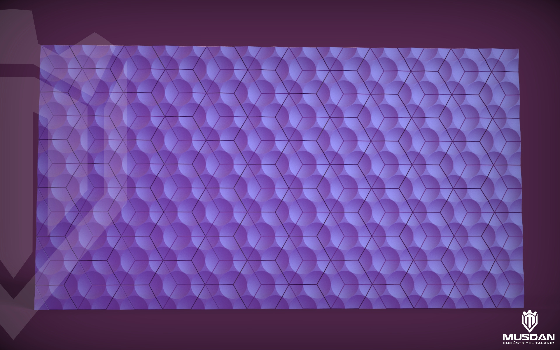 3D Geometric Wall Panel3 Decorative Interior Cladding 3D model3 3D print model_5