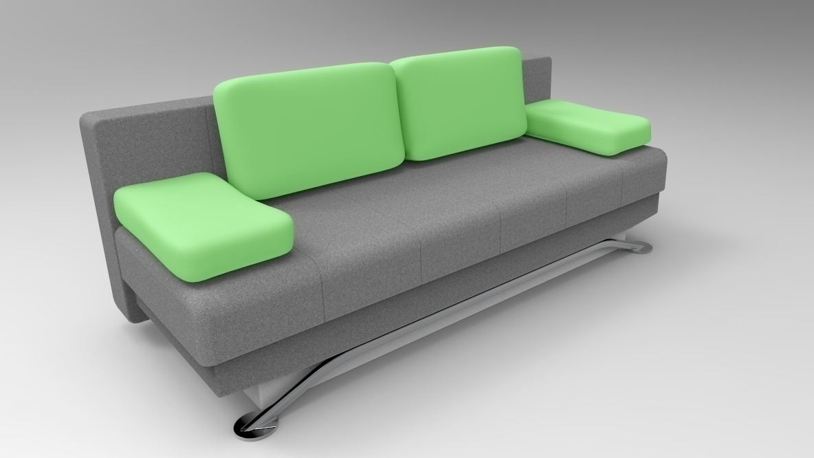 Sofa 1 3D model_1