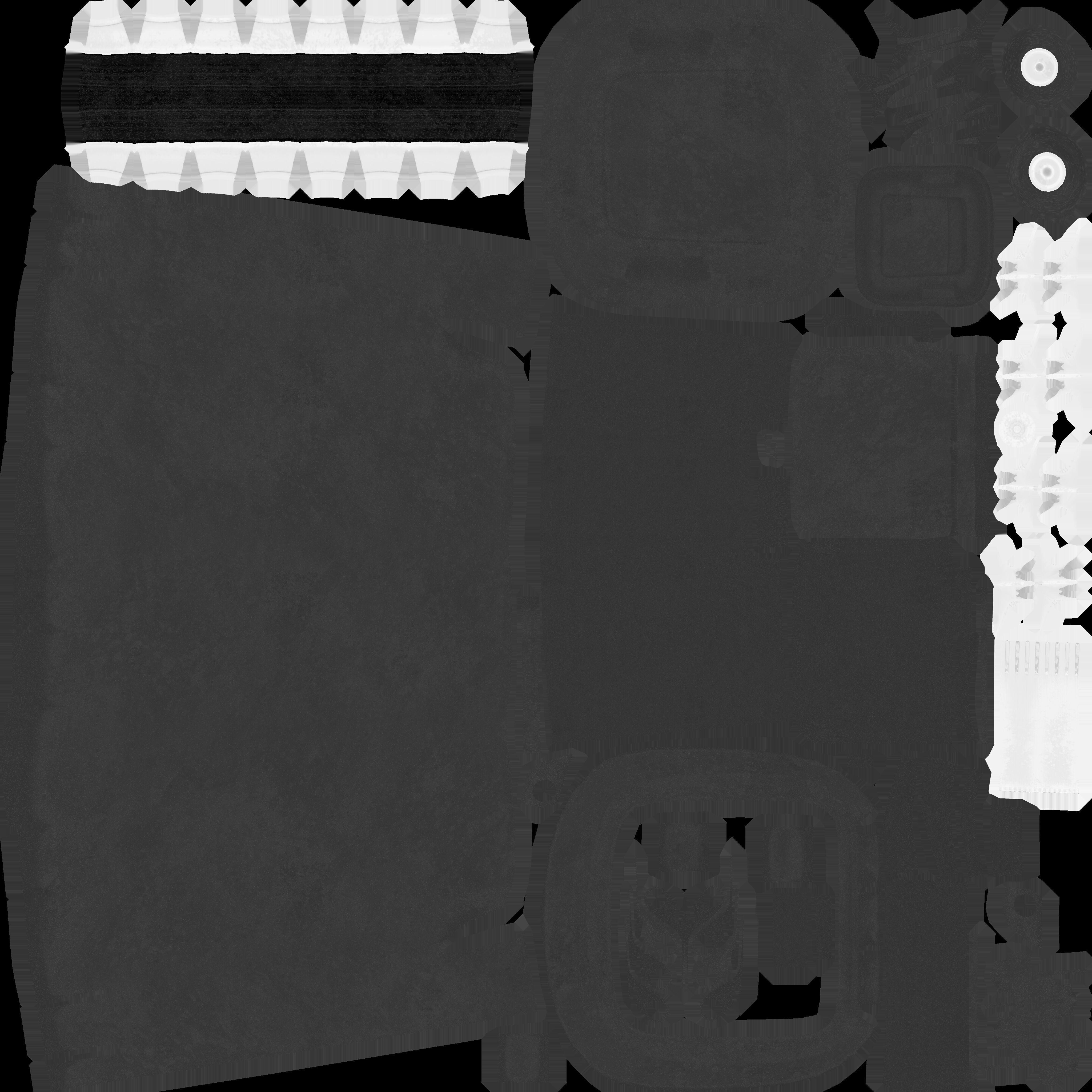 Plastic garbage can blue with wheels 60 L Low-poly 3D model_24