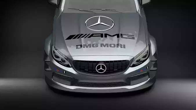 Mercedes-Benz C63 AMG GT3 Wide Body 3D model