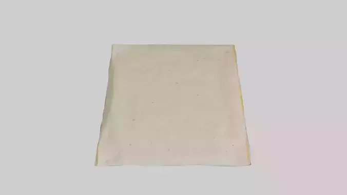 Flour Tortilla Pack model Low-poly 3D model