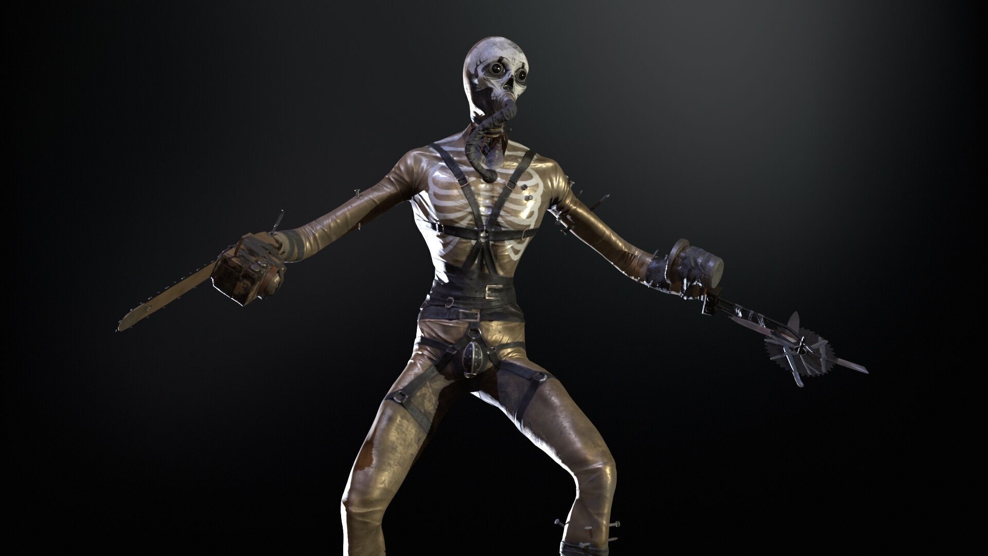 SlenderManiac Low-poly 3D model_13