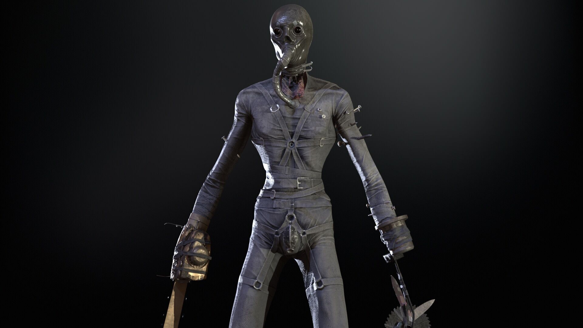 SlenderManiac Low-poly 3D model_19