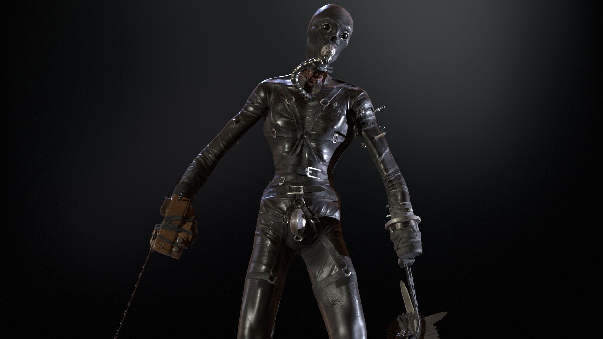 SlenderManiac Low-poly 3D model_26