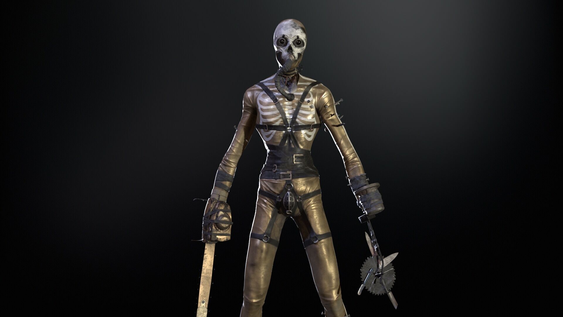 SlenderManiac Low-poly 3D model_12